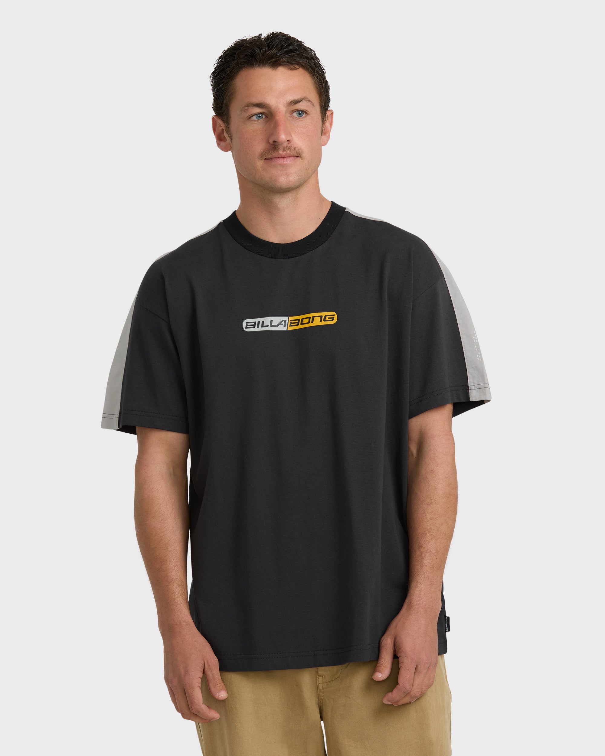 Spec Iconic Short Sleeve T-Shirt - Off Black | Billabong