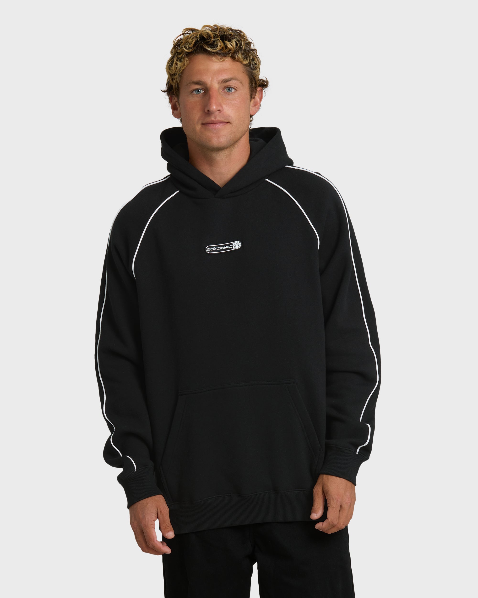 Spec 73 Orbit Pop Pullover Hoodie - Black | Billabong