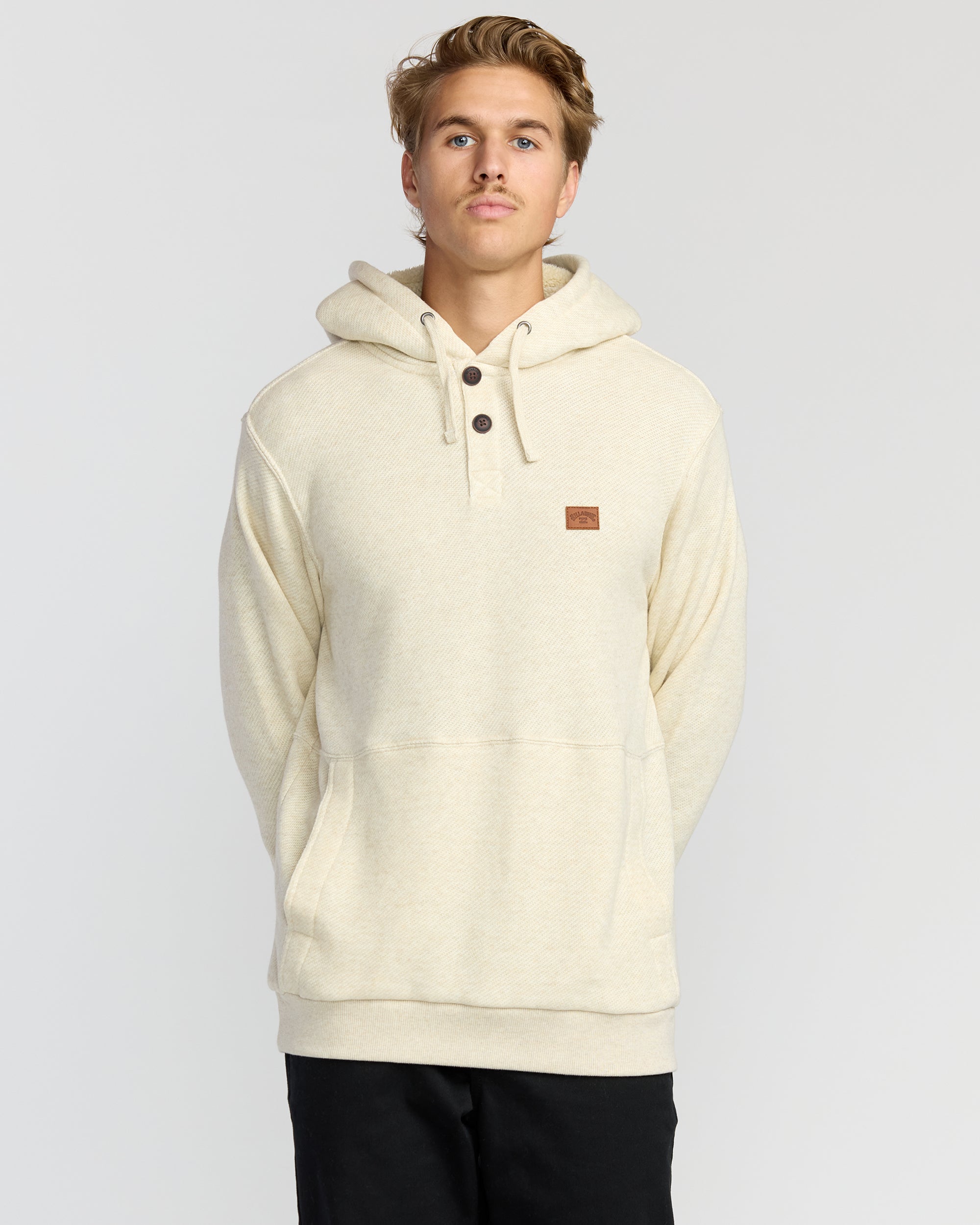 フードつきブルゾンベージュhiro様 Fleeced FoxFibre® Zip Hoodie in Oatmeal – Blue Owl Workshop