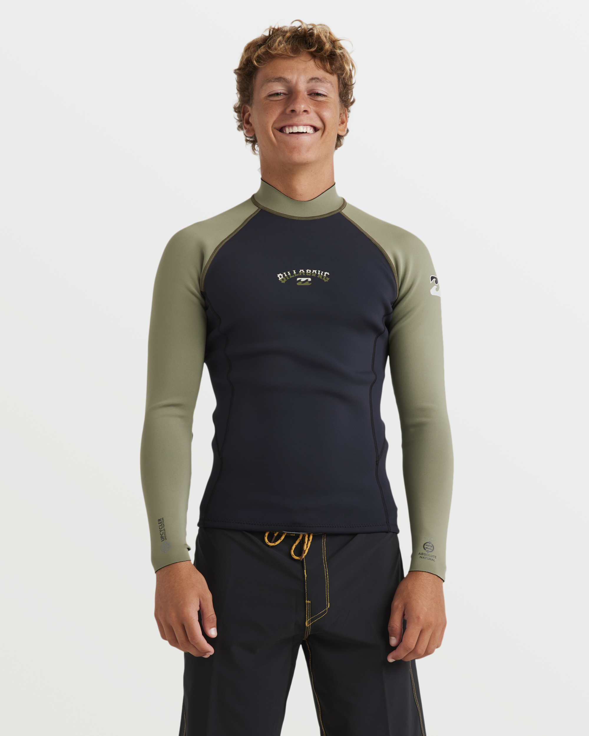 1mm Absolute Natural Long Sleeve Jacket - Military | Billabong