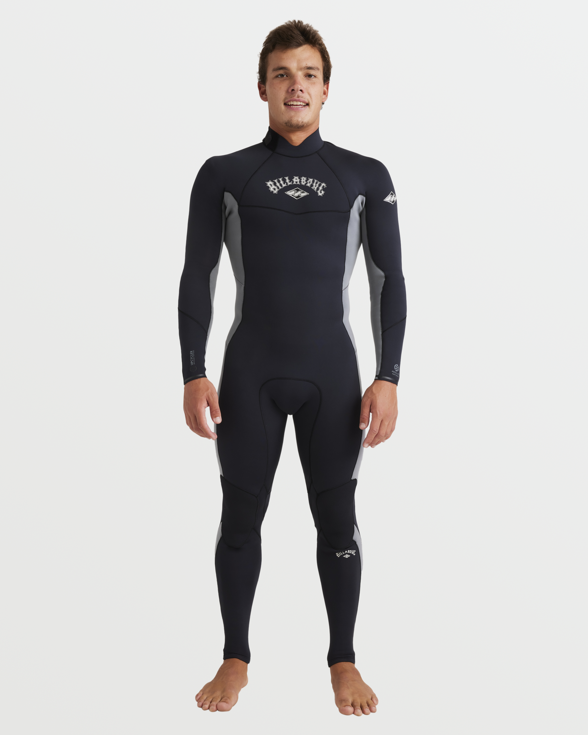 3/2mm Absolute Natural Back Zip Fullsuit - Alloy | Billabong 3/2mm Absolute Natural Back Zip Fullsuit - Alloy | Billabong