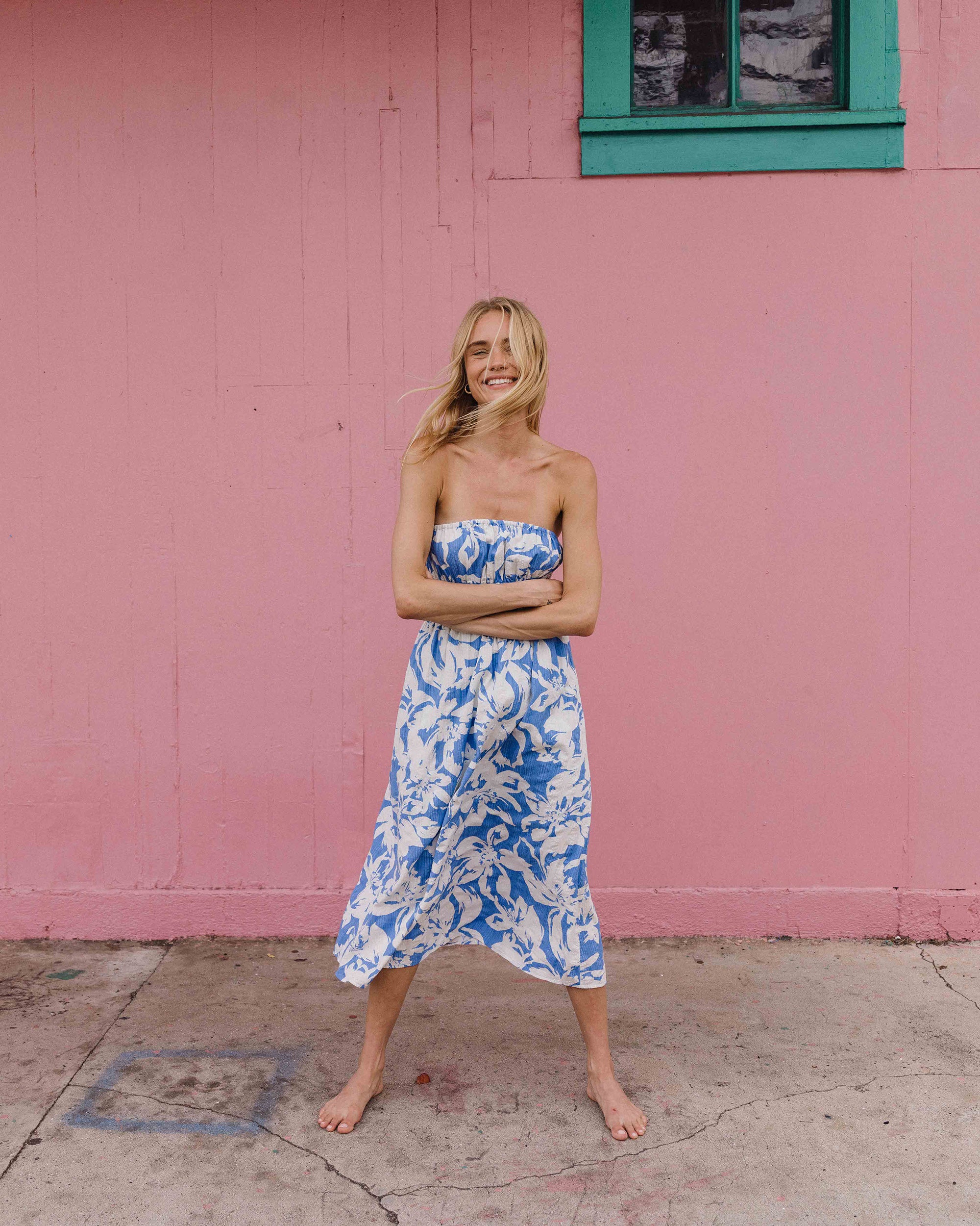 In The Sky Midi Dress - True Blue | Billabong In The Sky Midi Dress - True Blue | Billabong