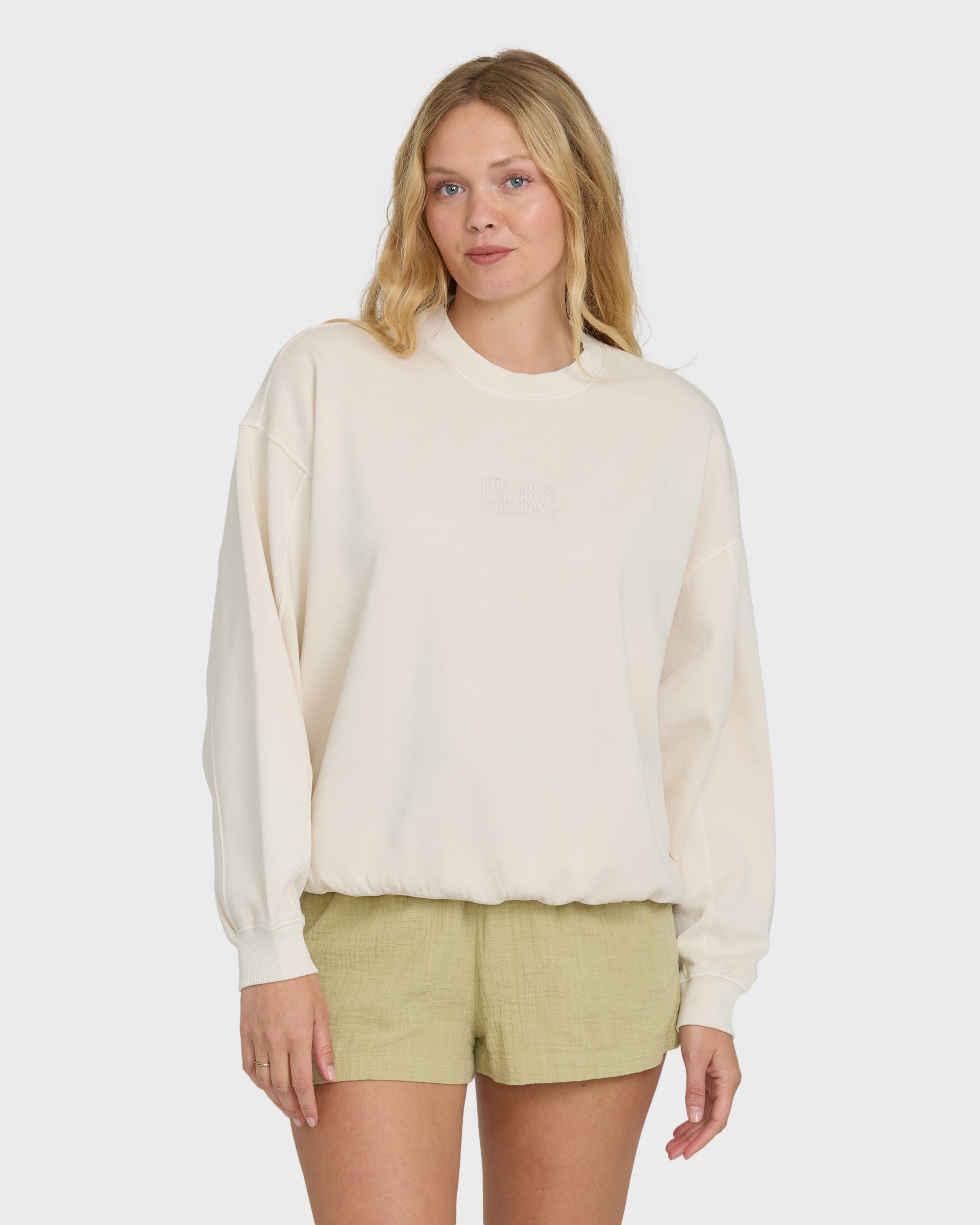 Bleached Out Kendal Crewneck Sweatshirt - Vanilla | Billabong