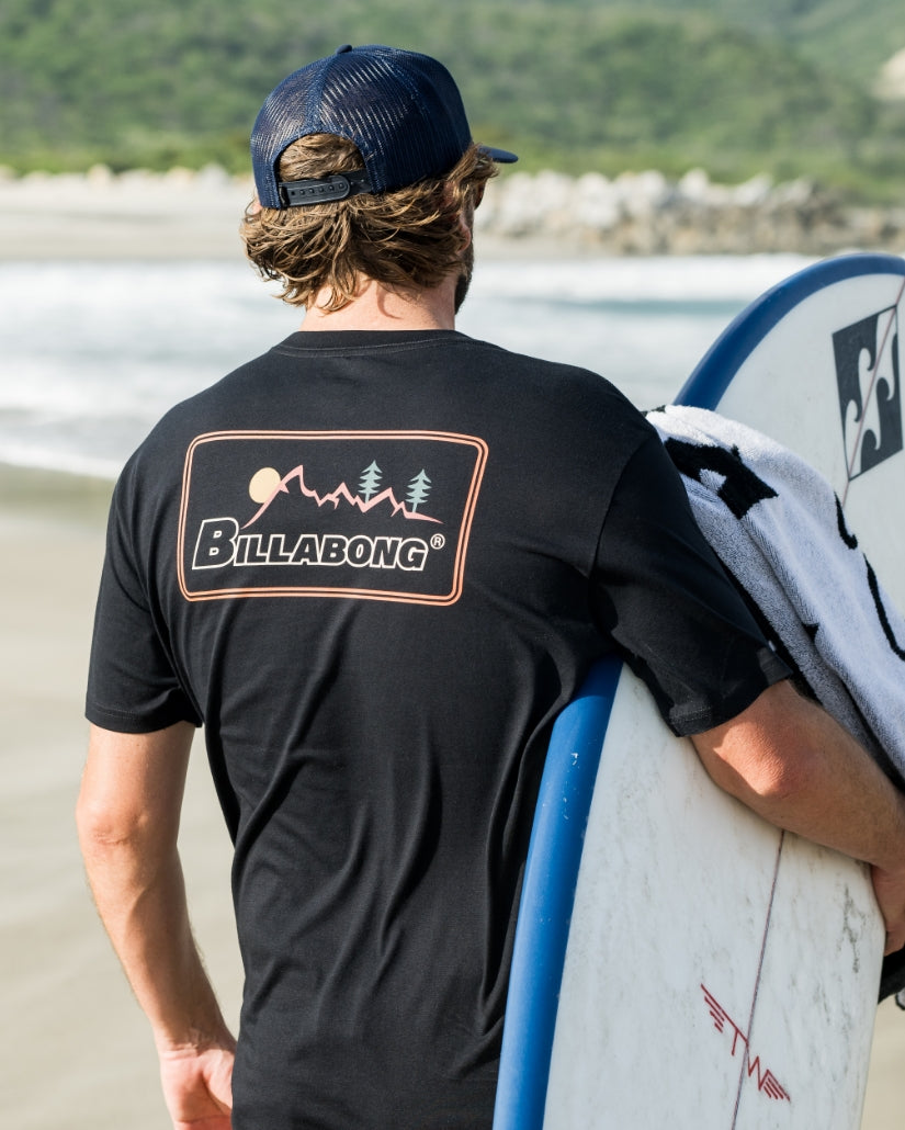 Range A/Div Short Sleeve T-Shirt - Black | Billabong