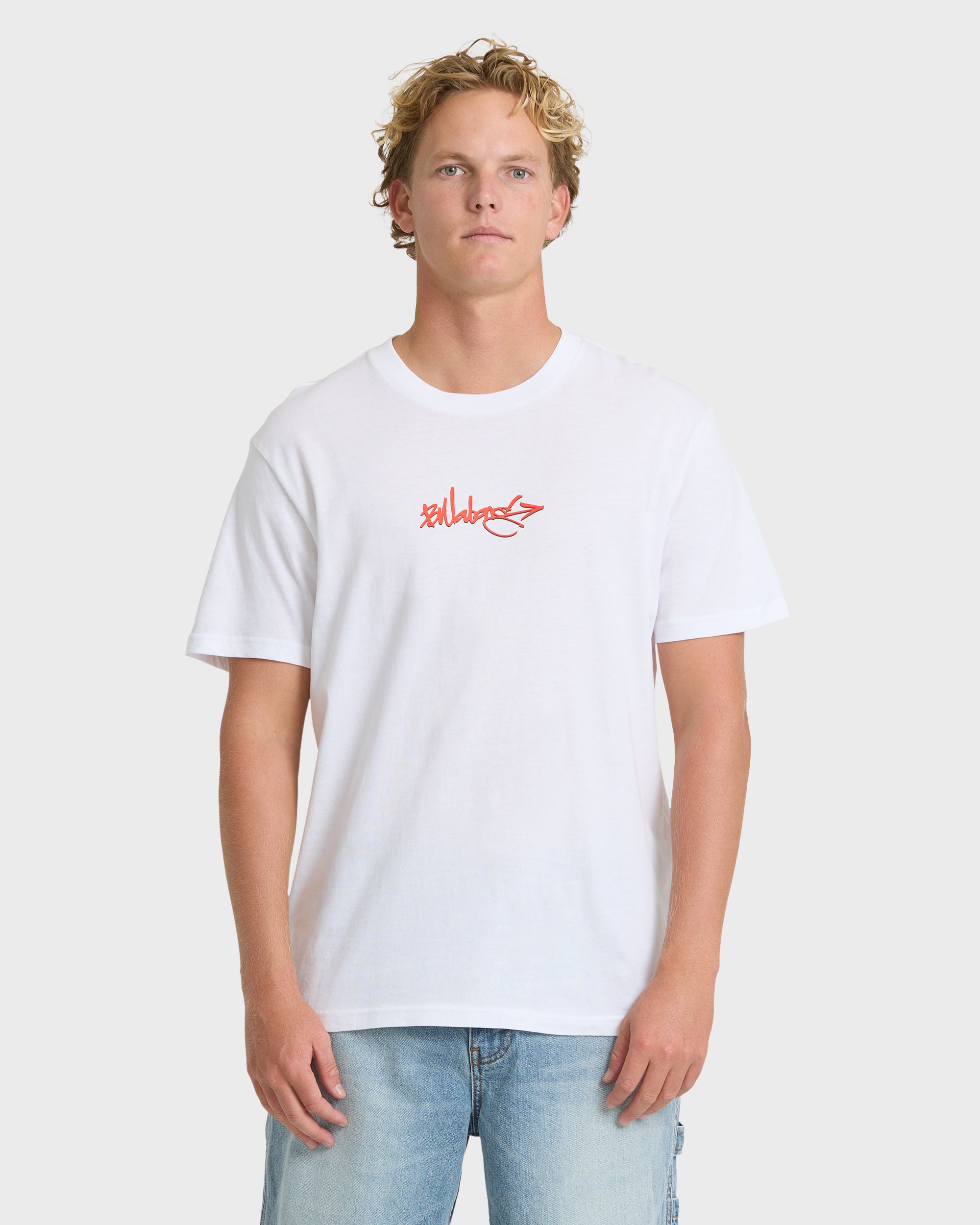 Occys Point Premium Short Sleeve Cotton T-Shirt - White | Billabong