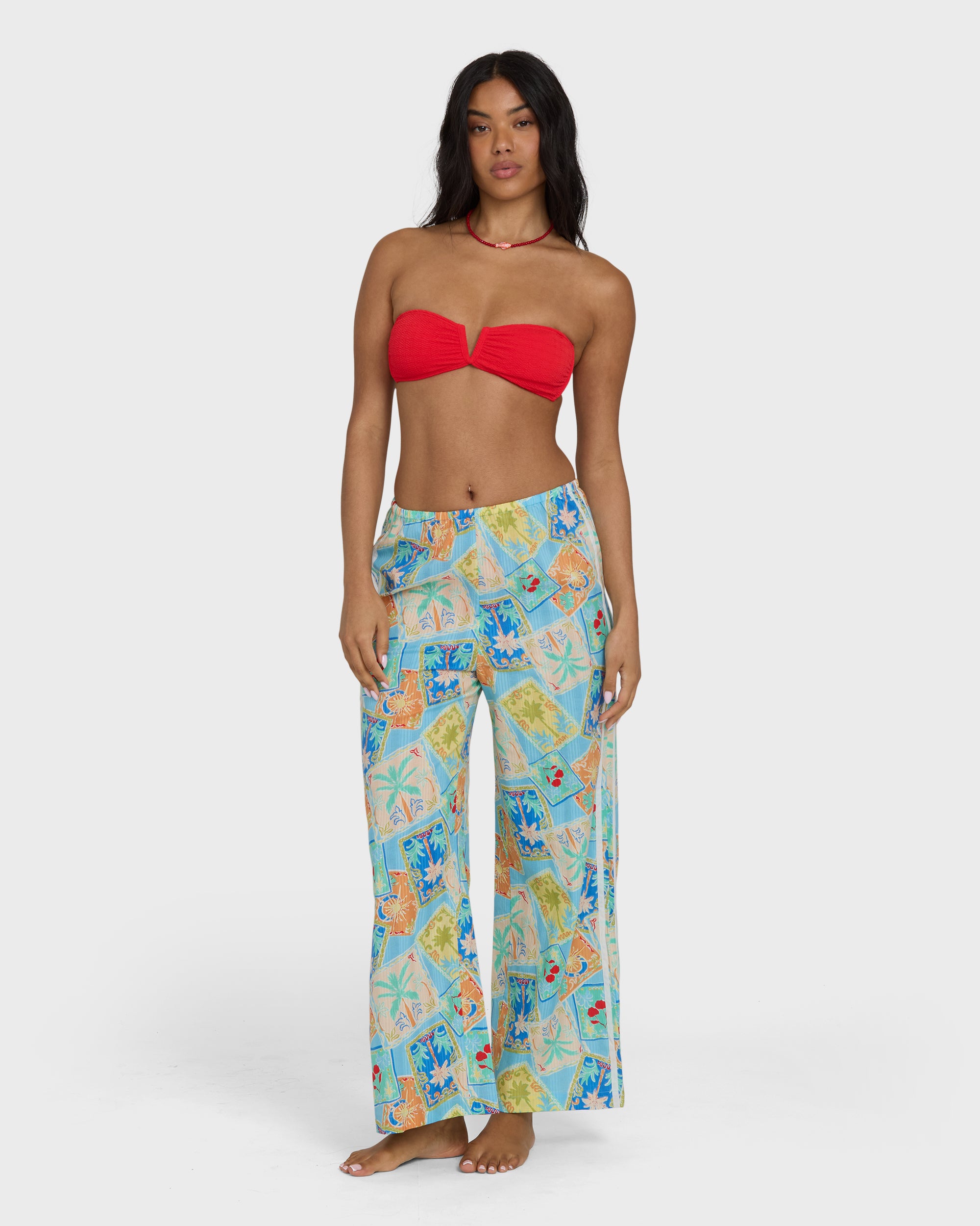 Palm Grove Elastic Waist Pants - Dream Blue | Billabong