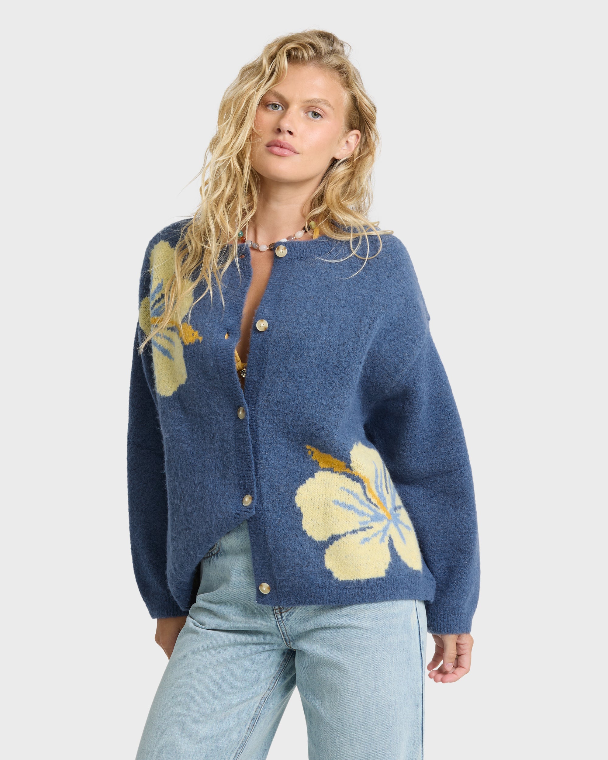Dixie Cardigan - True Navy | Billabong