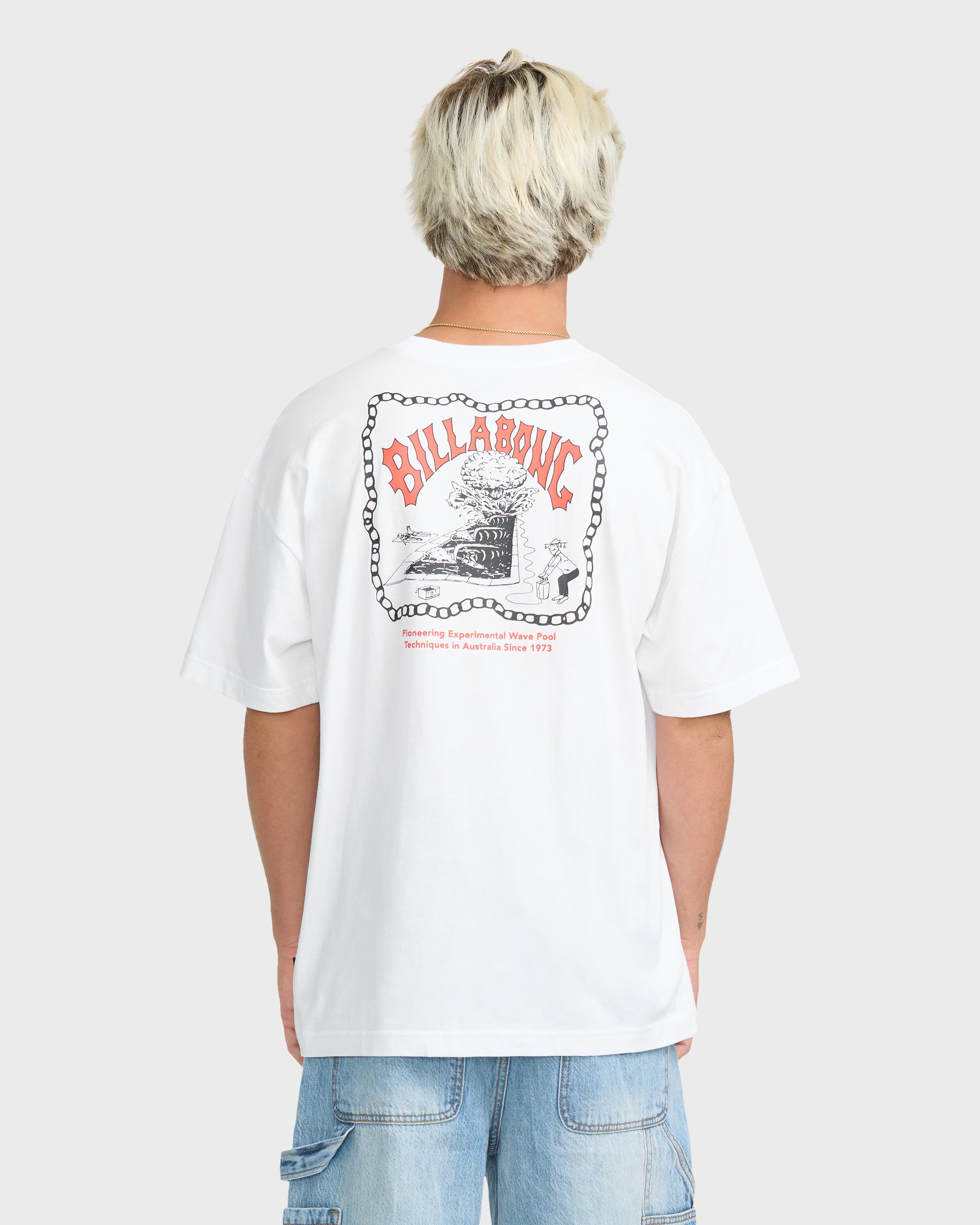 Wave Pool OG Short Sleeve Knit T-Shirt - White – Billabong