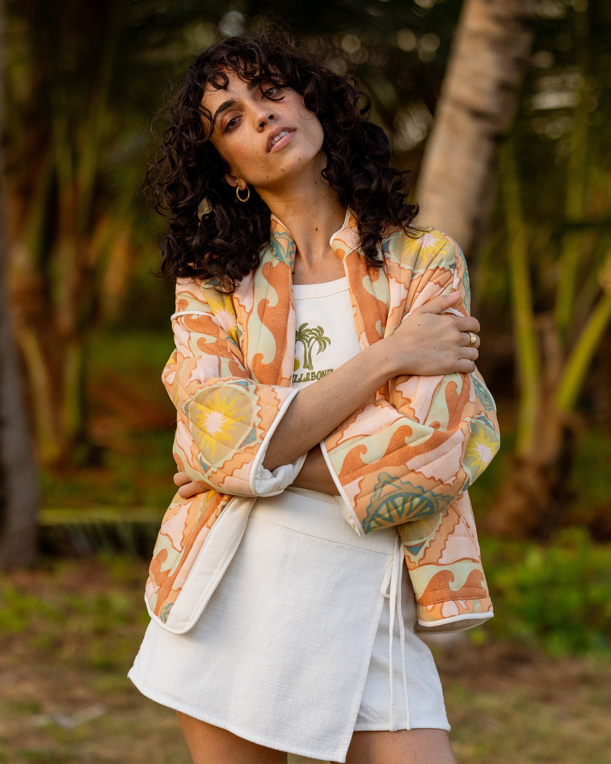 BILLABONG カモフラージュ イエロー ジャケット S Folk Story 2 Quilted Jacket - Sand | Billabong
