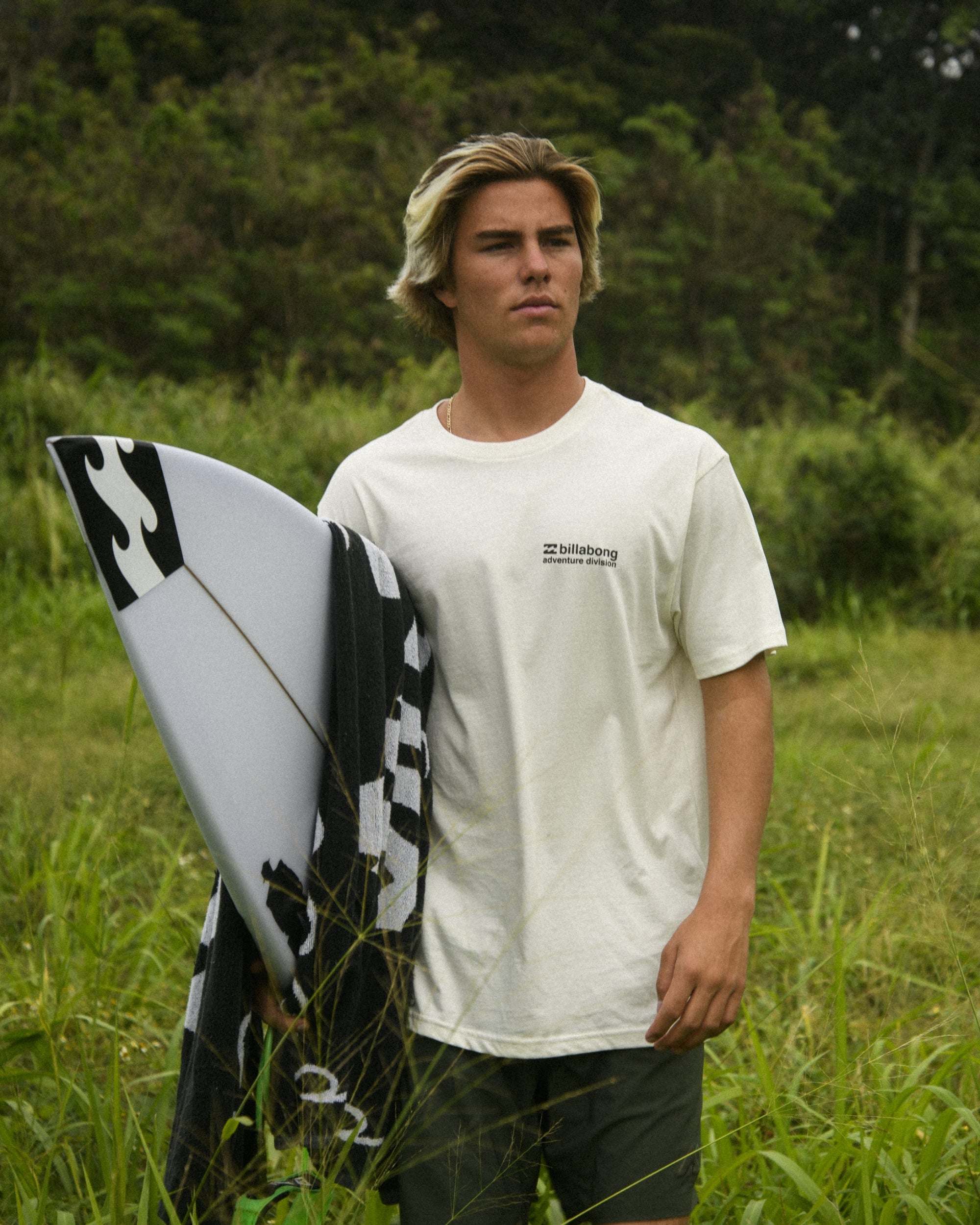 Make Tracks Adiv Premium Short Sleeve T-Shirt - Off White | Billabong