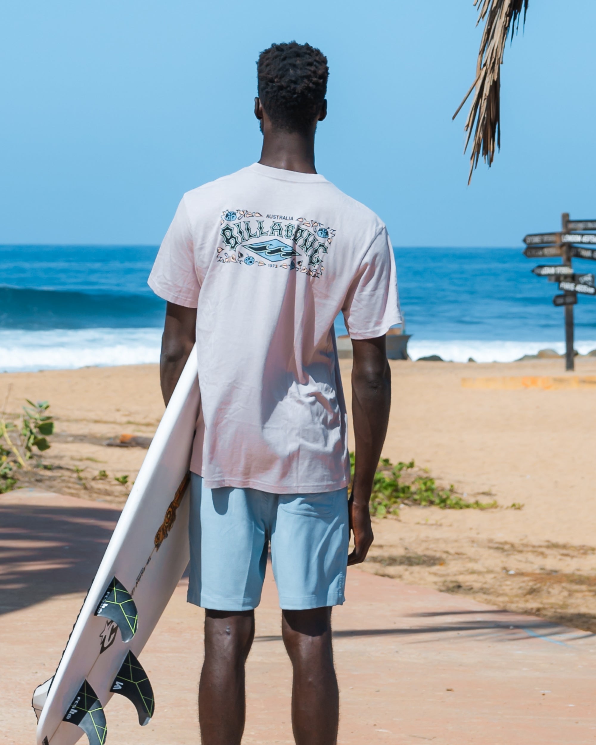 Heritage Arch Premium Short Sleeve T-Shirt - Dusty Purple | Billabong
