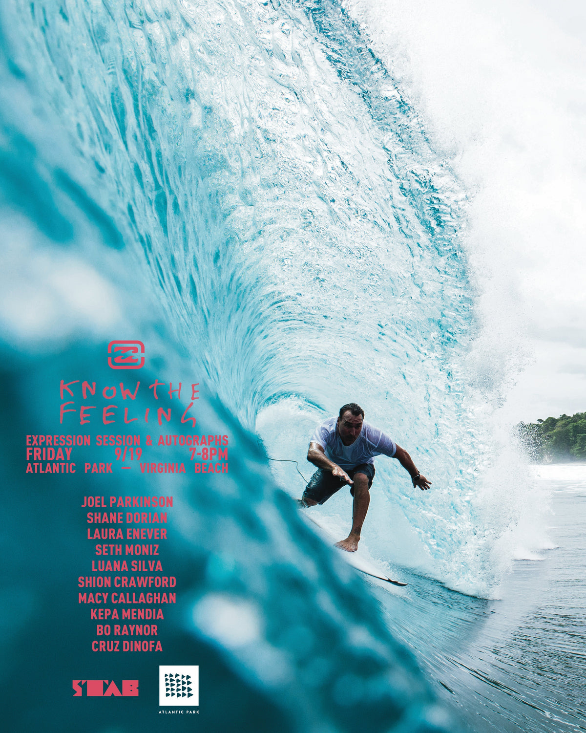 Billabong East Coast Tour x STAB & Atlantic Park - RSVP