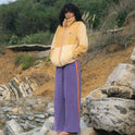 Date Palm Terry Pants - Iris