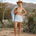 Jade Saltwashed Skort - Blue Mist