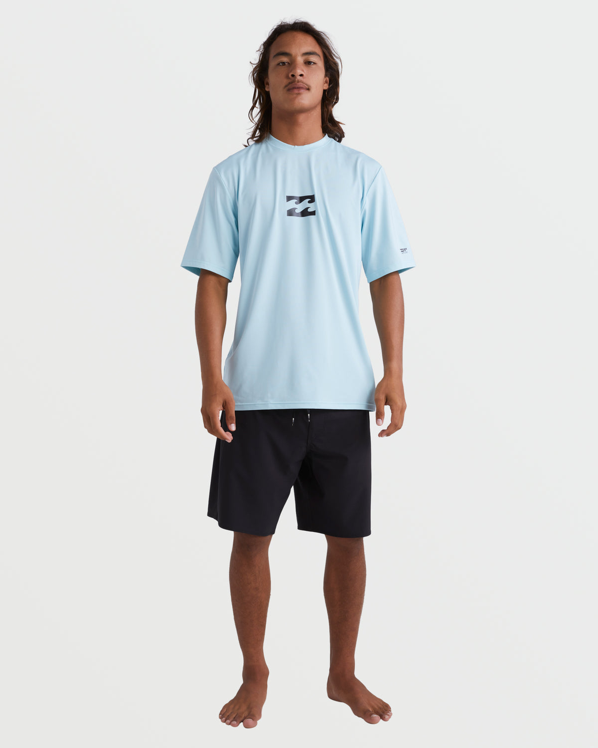 All Day Wave Short Sleeve Rashguard - Coastal Blue - 4