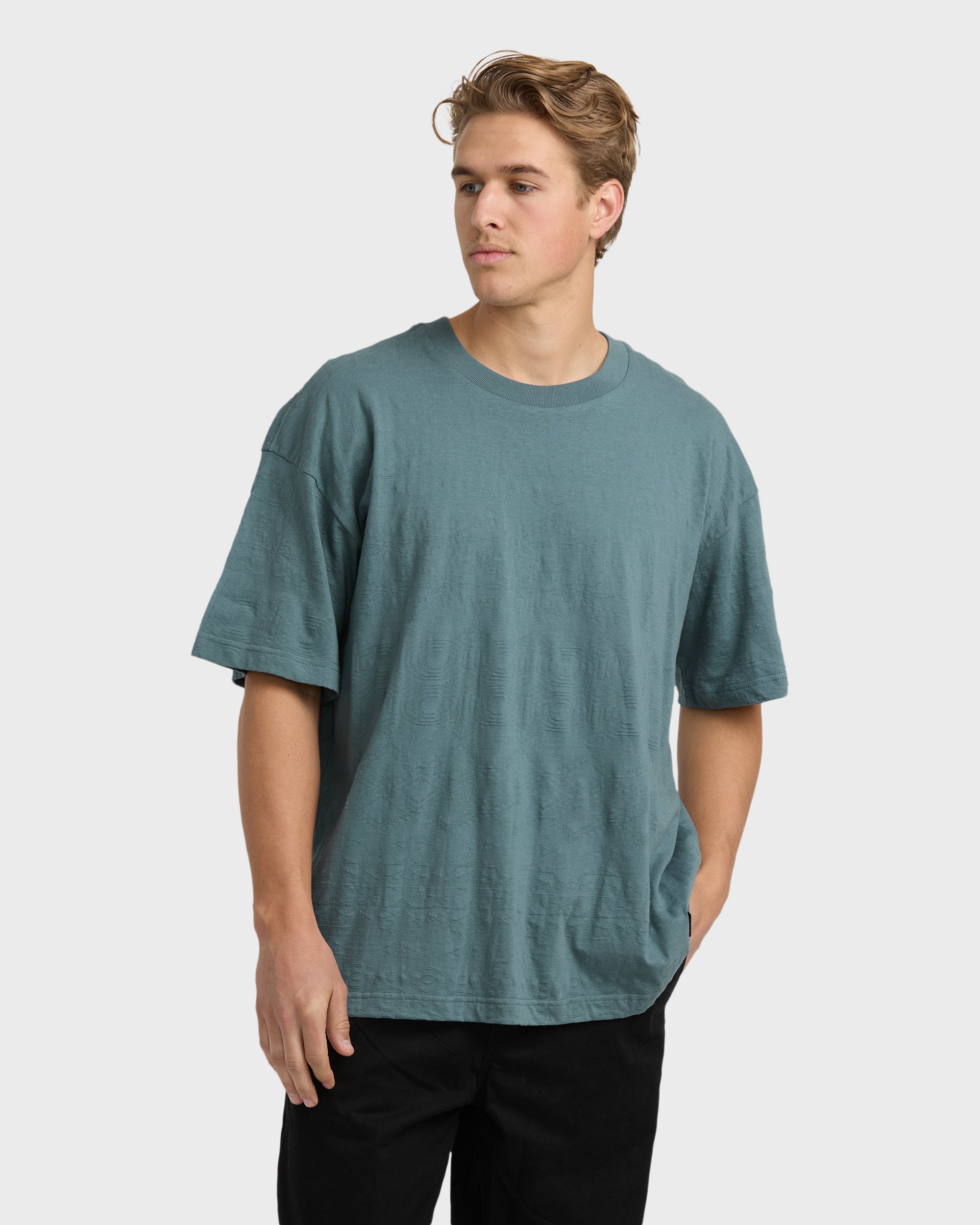 Needle Garage Short Sleeve T-Shirt - Ash | Billabong