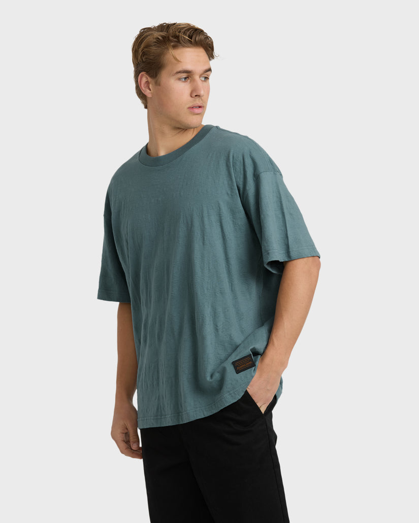 Needle-Garage-Short-Sleeve-T-Shirt-Ash-3