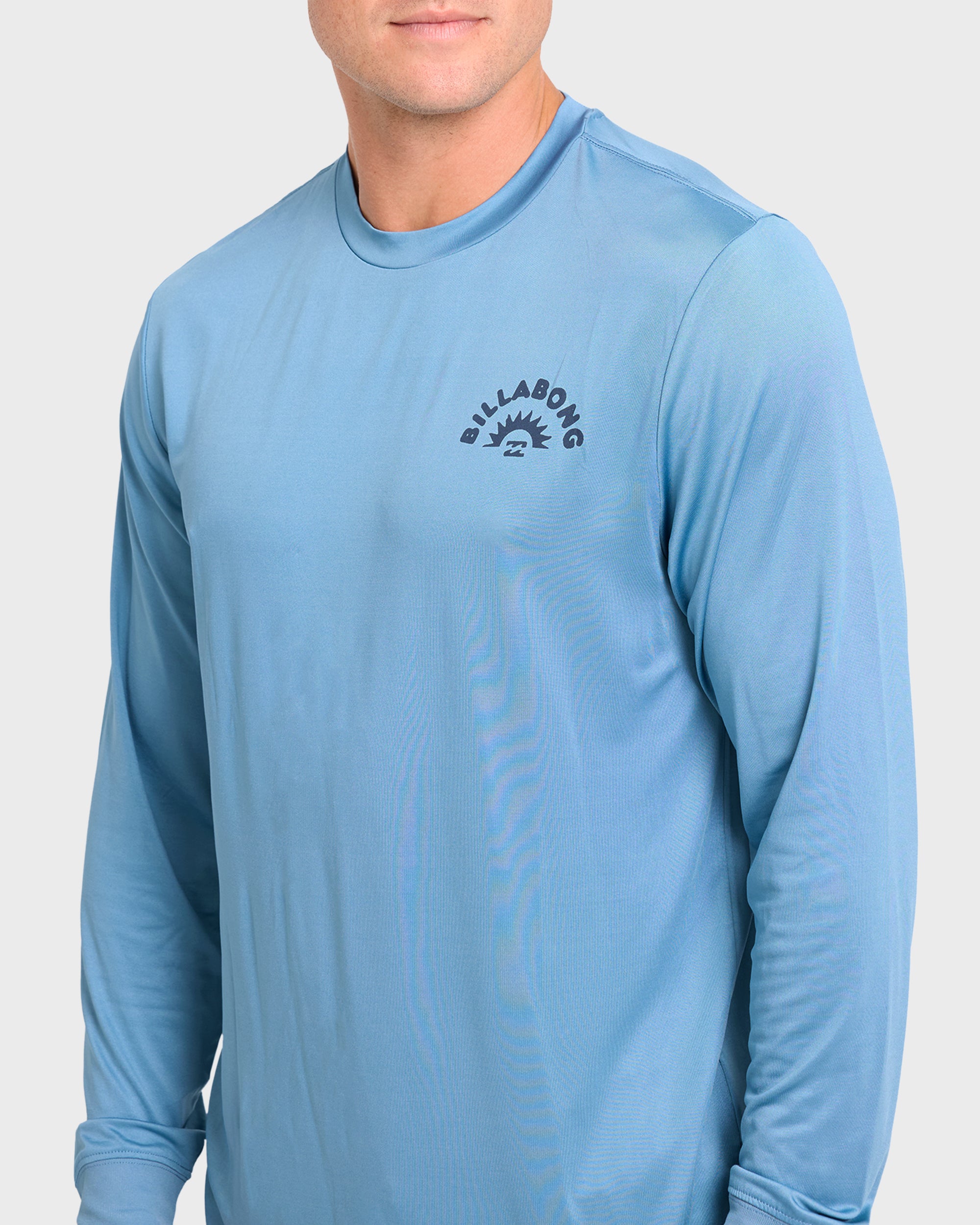 Heel Flip Crew Long Sleeve Rashguard - Vintage Indigo | Billabong