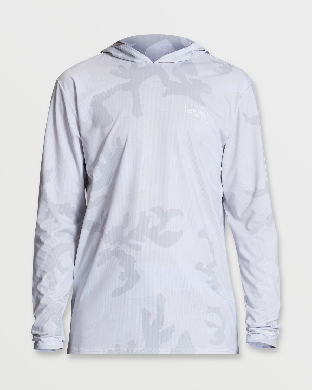 Arch Mesh Long Sleeve Hooded Surf Tee - White Camo - 3