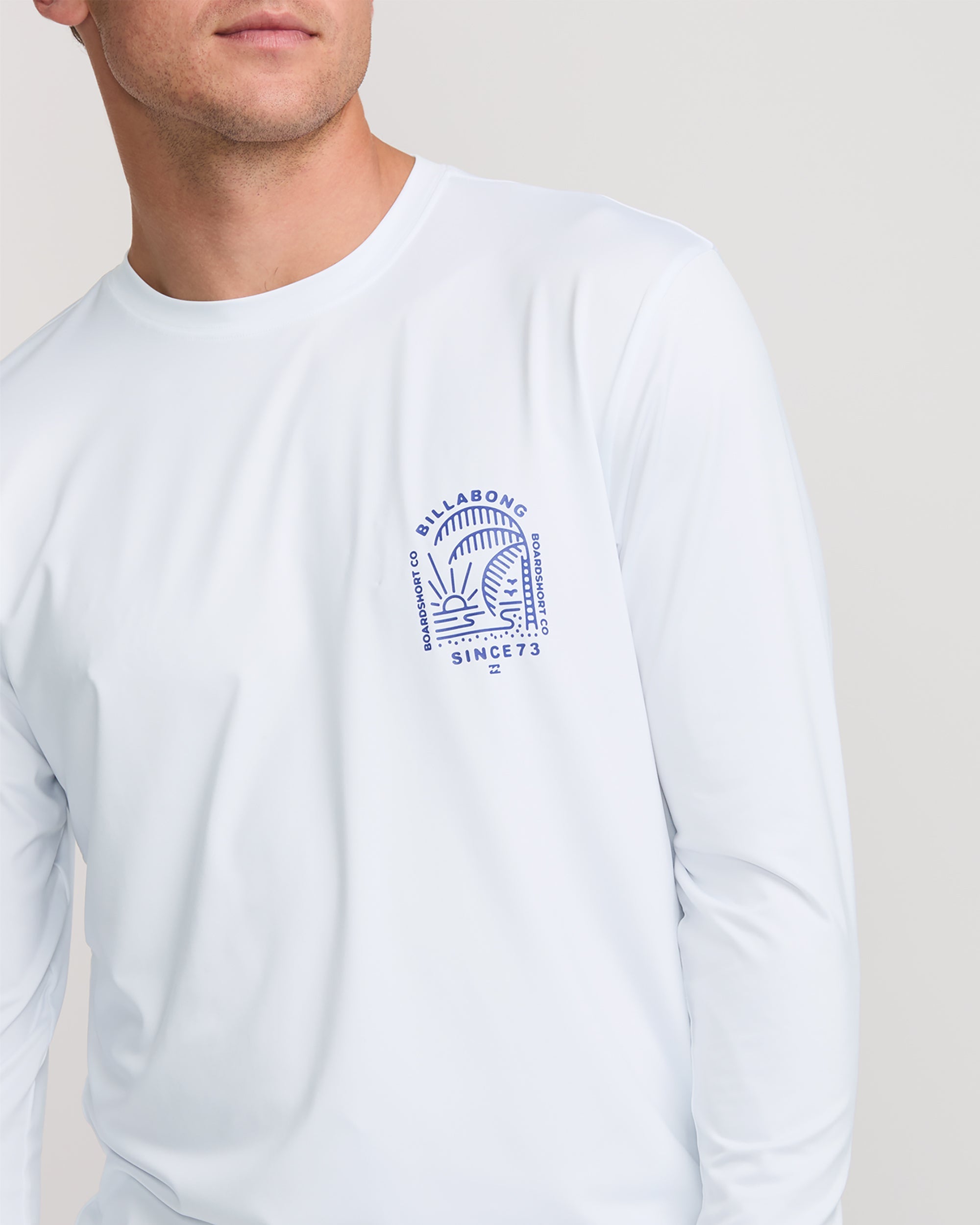 Last Night Loose Fit Long Sleeve Surf Tee - White | Billabong