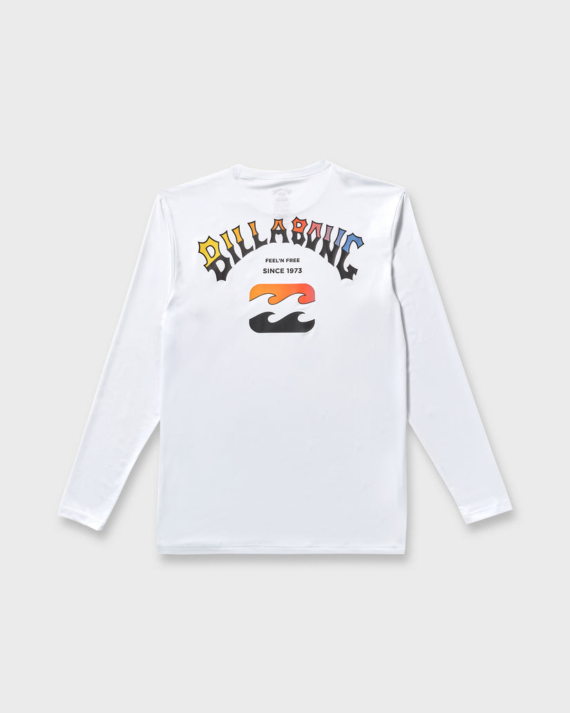 Arch-Fade-Loose-Fit-Long-Sleeve-Surf-Tee-White-8