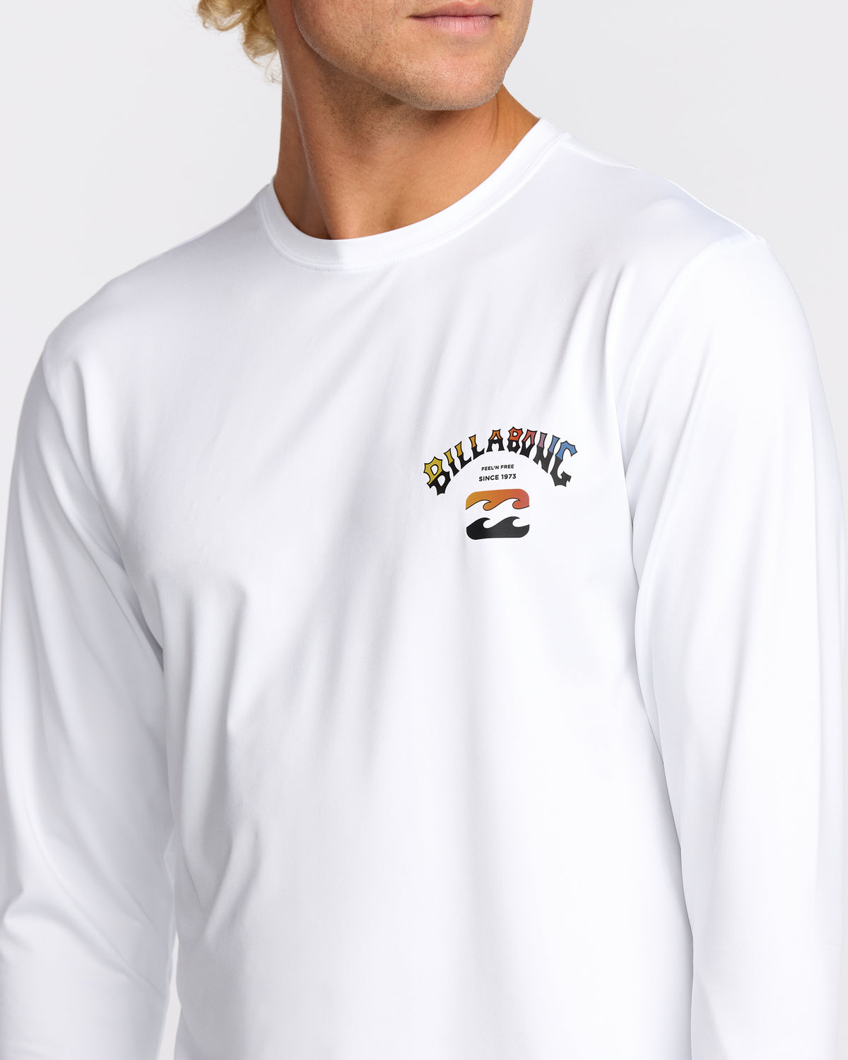 Arch-Fade-Loose-Fit-Long-Sleeve-Surf-Tee-White-5