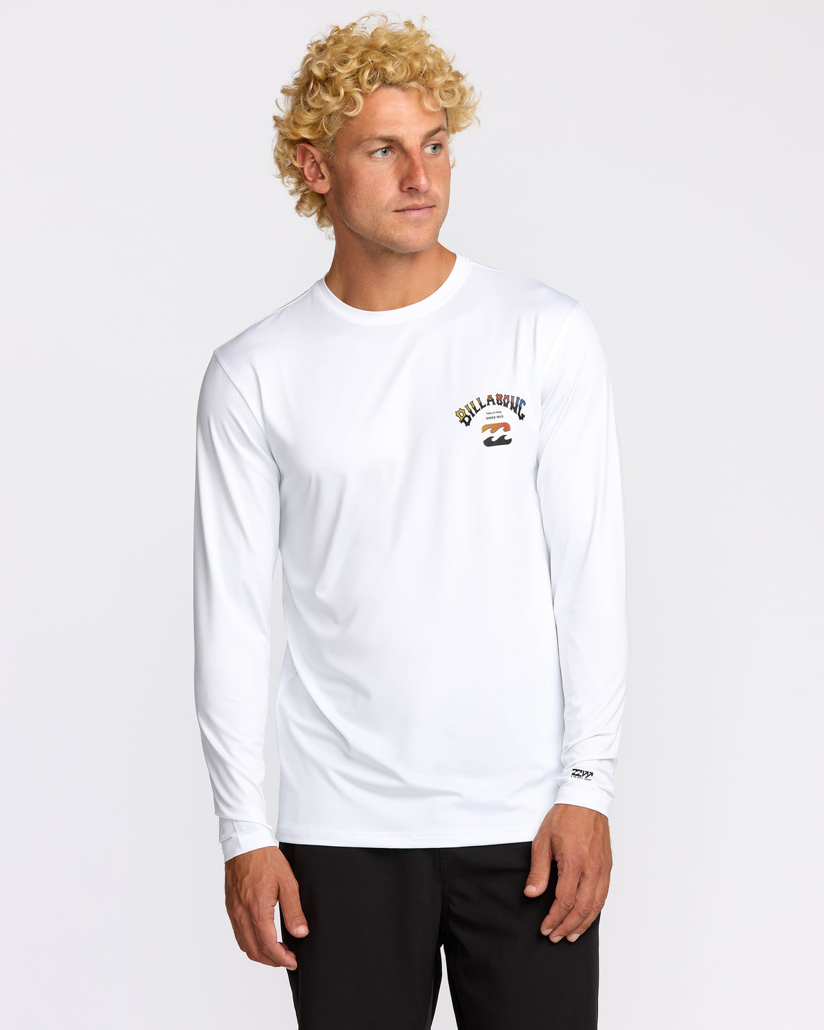 Arch-Fade-Loose-Fit-Long-Sleeve-Surf-Tee-White-1