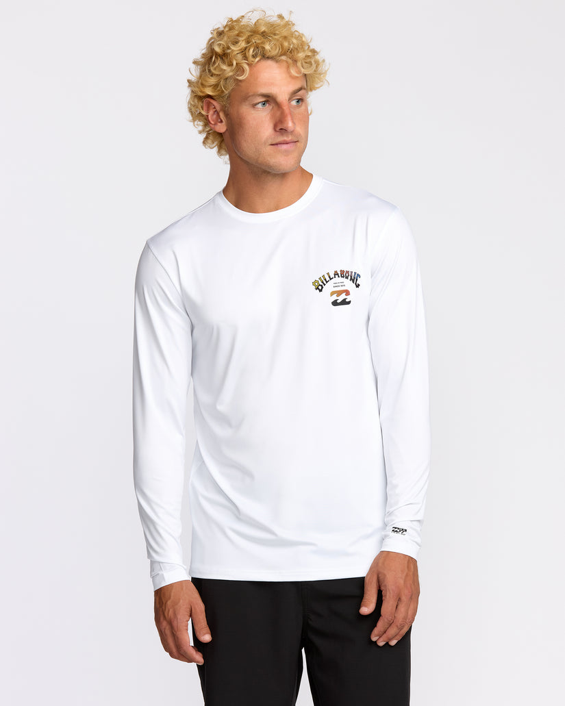 Arch-Fade-Loose-Fit-Long-Sleeve-Surf-Tee-White-1