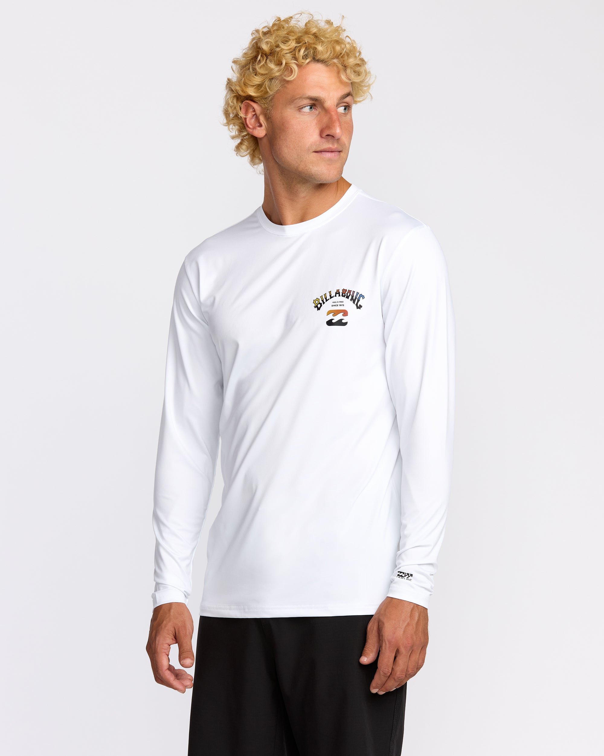 Arch Fade Loose Fit Long Sleeve Surf T-Shirt - White | Billabong