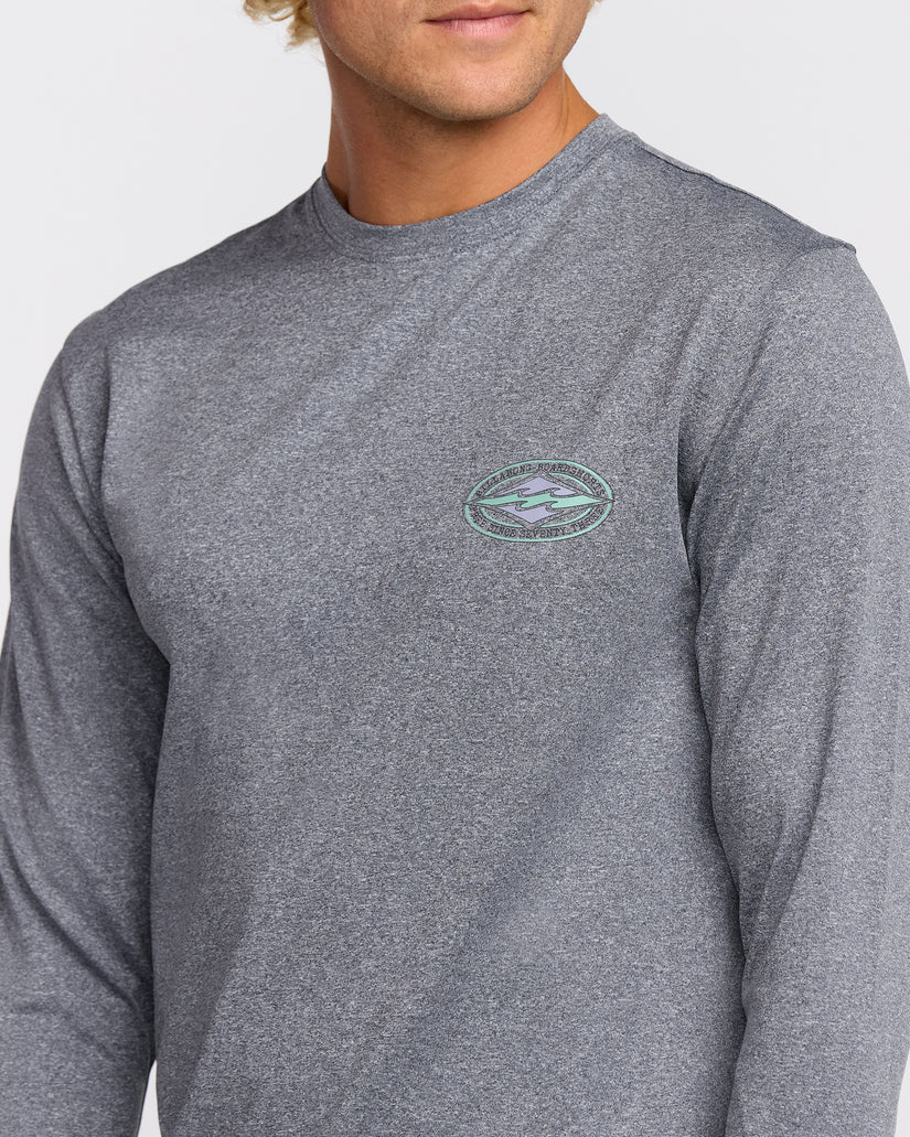 Diamond Vision Loose Fit Long Sleeve Surf T-Shirt - Grey Htr | Billabong