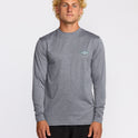 Diamond Vision Loose Fit Long Sleeve Surf T-Shirt - Grey Htr
