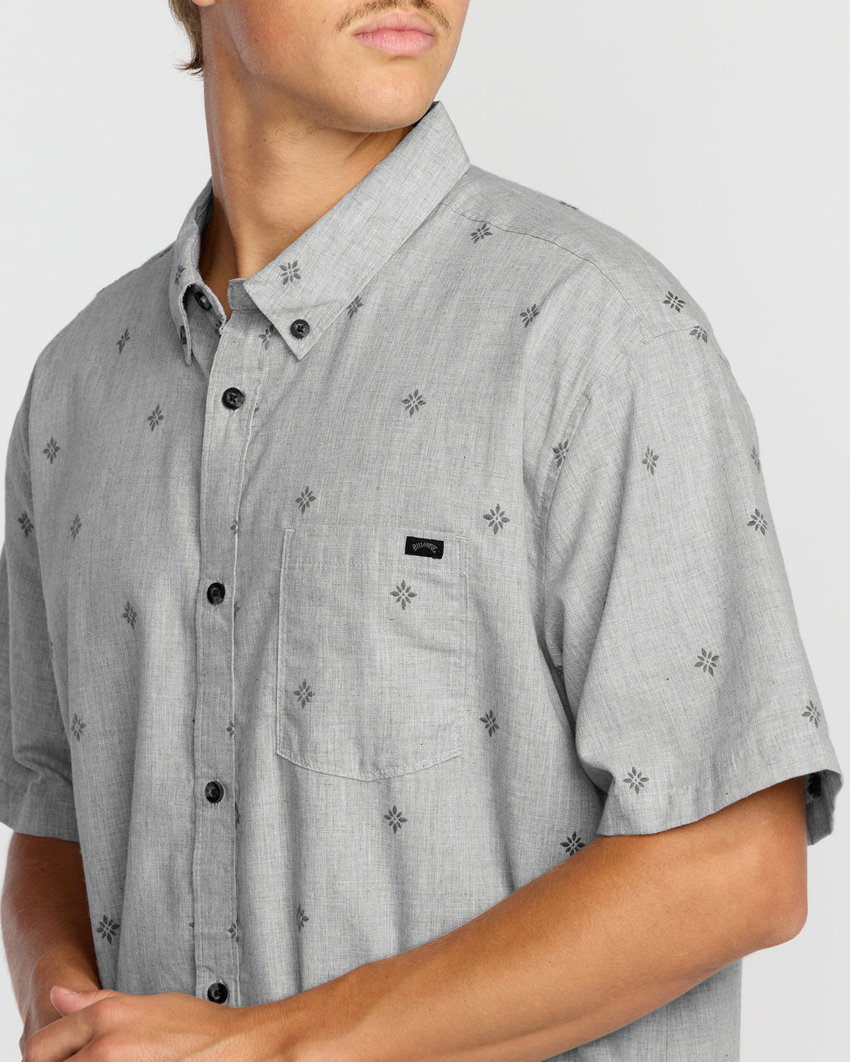 All-Day-Jacquard-Short-Sleeve-Shirt-Silver-5