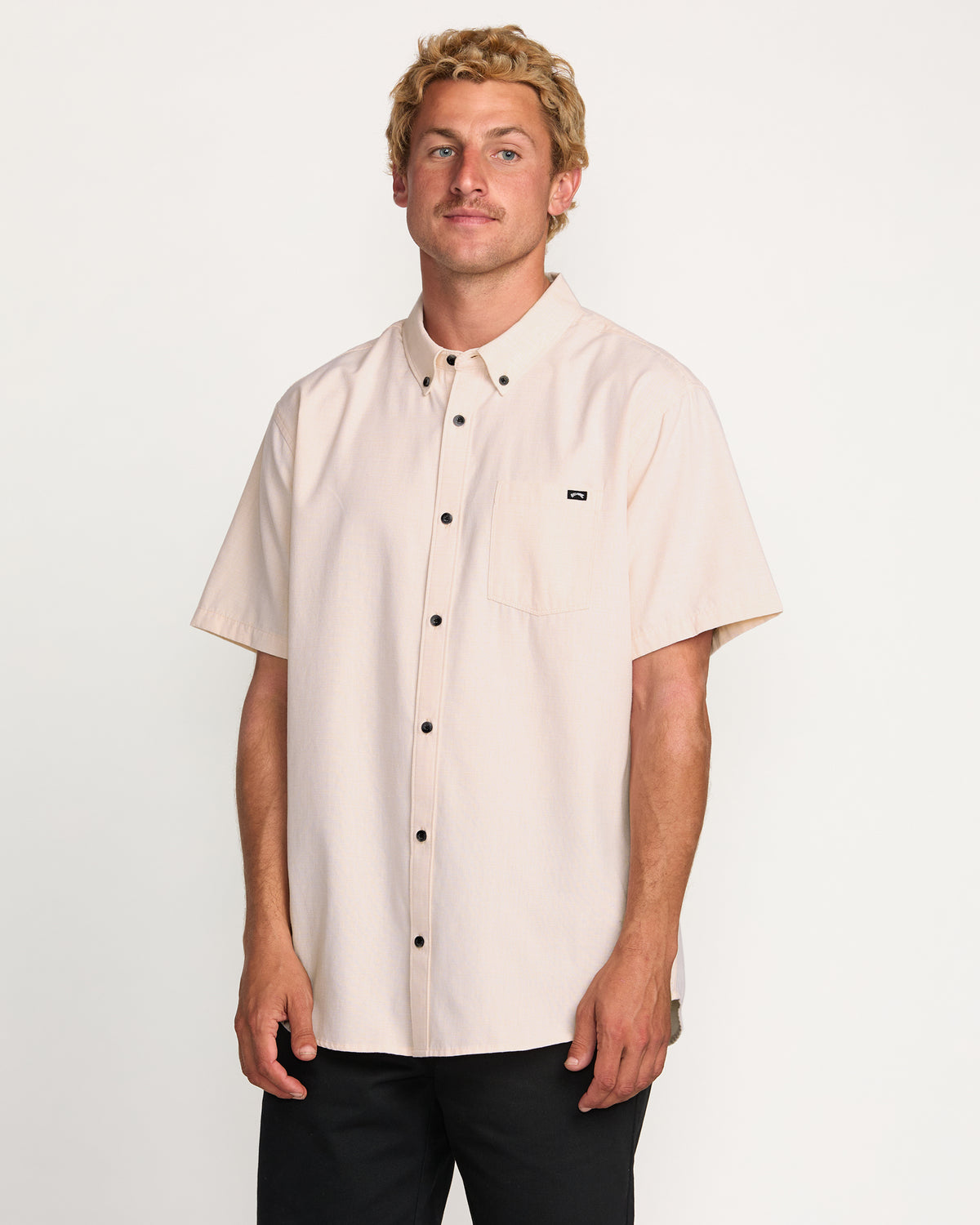 All Day Short Sleeve Shirt - Crow Wash - 1