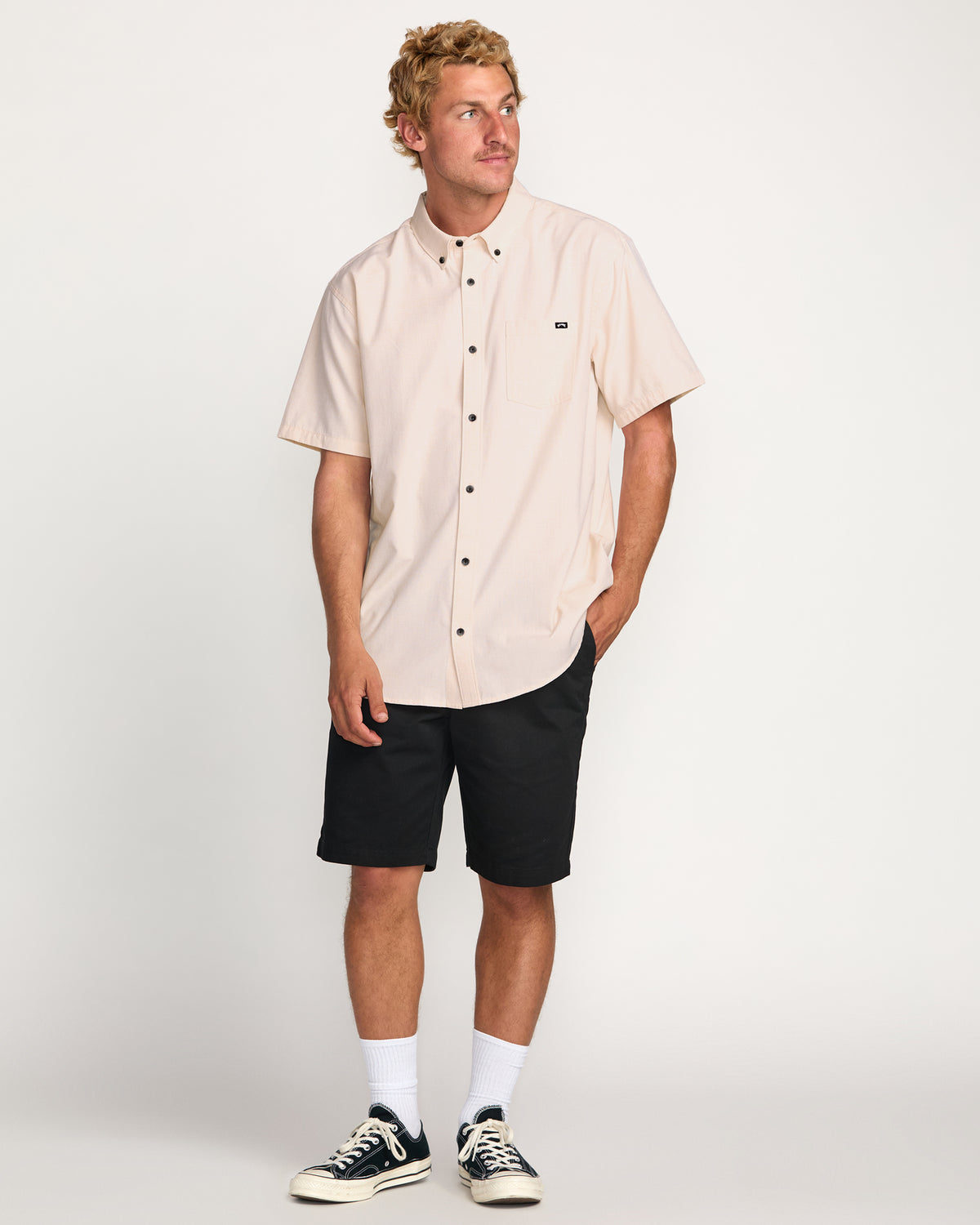 All Day Short Sleeve Shirt - Crow Wash - 4