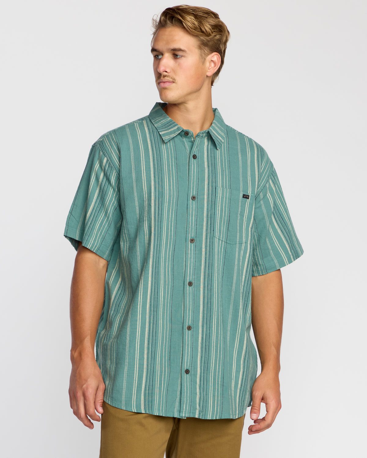All-Day-Stripe-Short-Sleeve-Shirt-Sage-Green-1