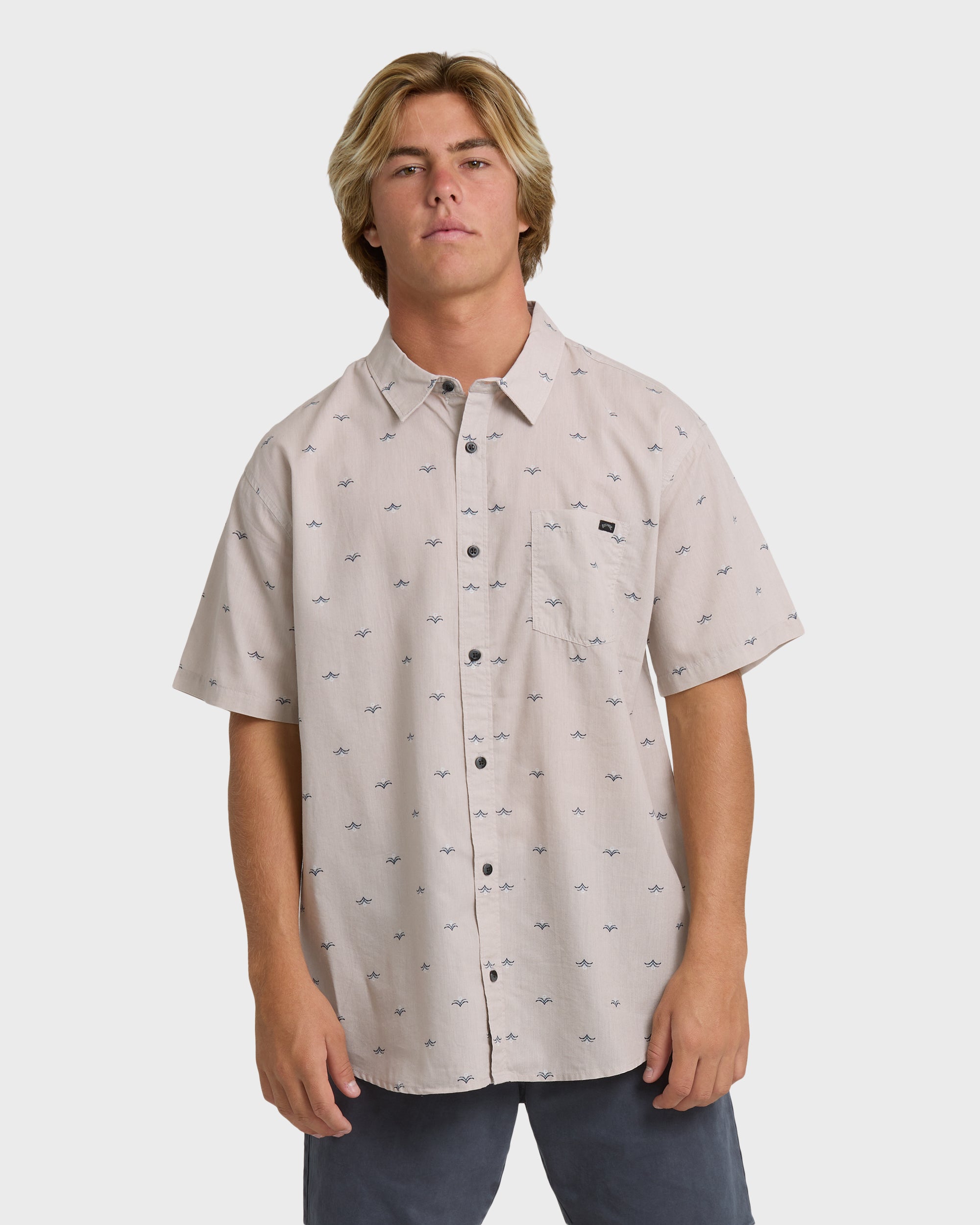 Sundays Mini Short Sleeve Shirt - Ash Rose | Billabong