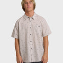 Sundays Mini Short Sleeve Woven Shirt - Ash Rose