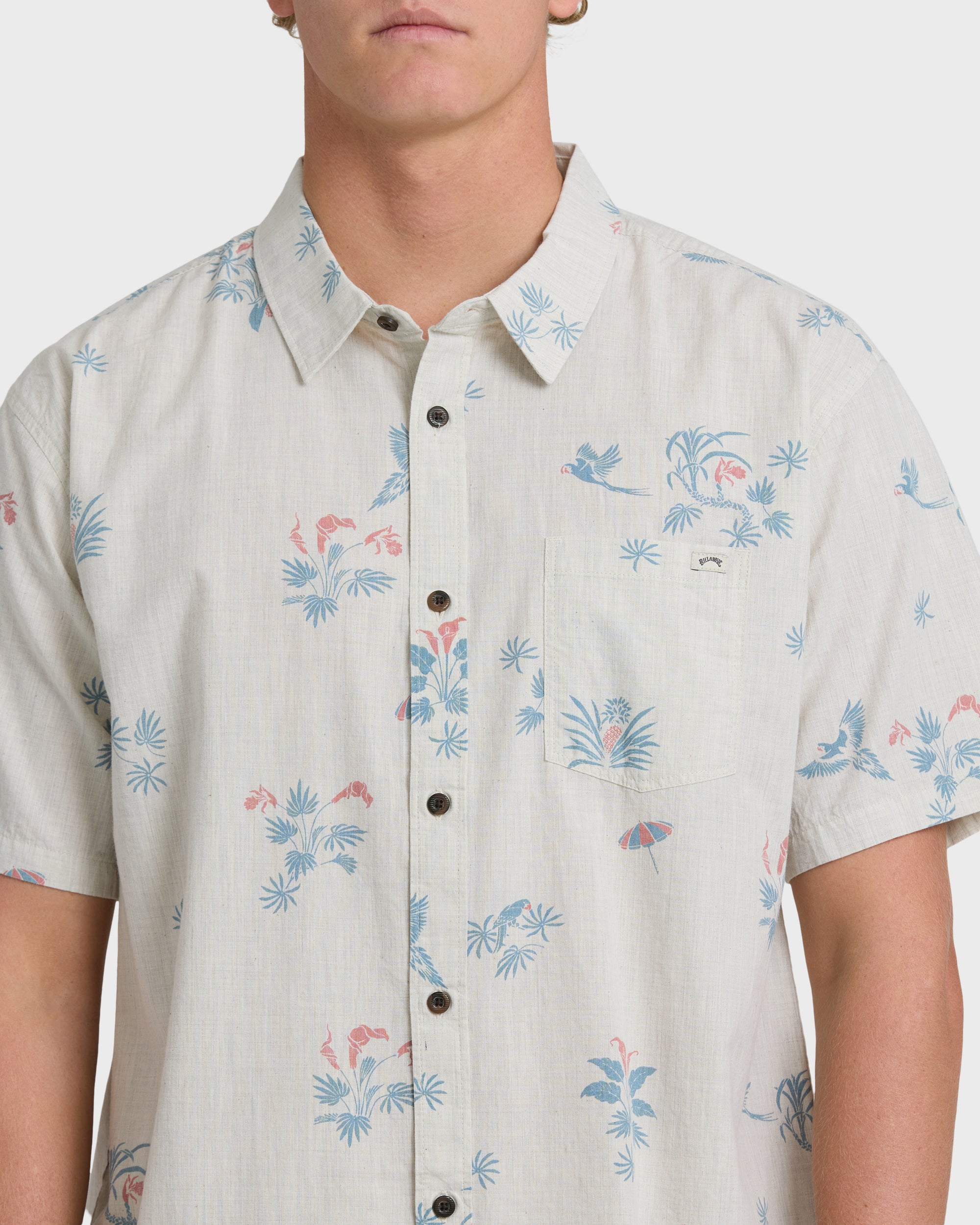 Sundays Mini Short Sleeve Woven Shirt - Stone | Billabong