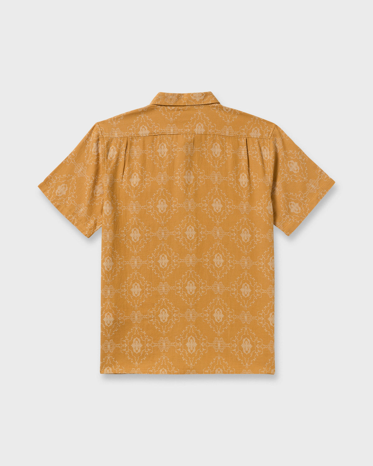 Sundays-Jacquard-Short-Sleeve-Shirt-Golden-Haze-7