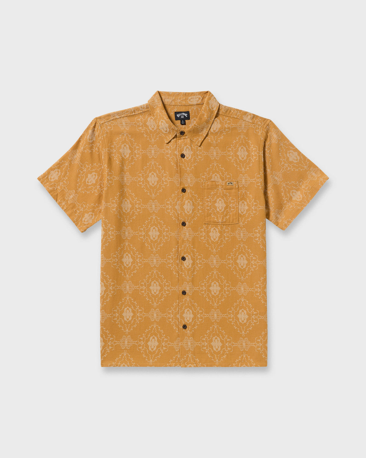 Sundays-Jacquard-Short-Sleeve-Shirt-Golden-Haze-6