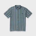 Sundays Jacquard Short Sleeve Shirt - Real Teal