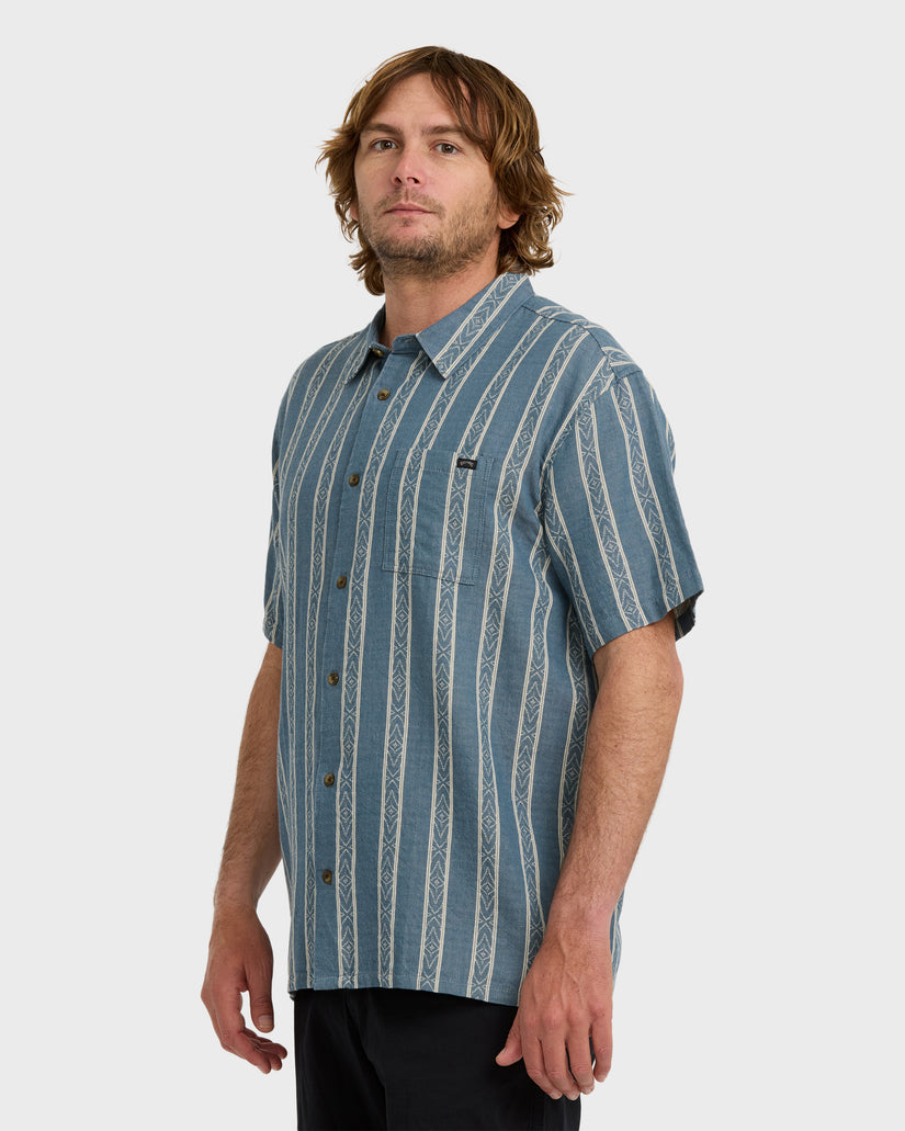 Sundays-Jacquard-Short-Sleeve-Shirt-Real-Teal-3