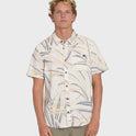 Sundays Lounge Short Sleeve Shirt - Fog
