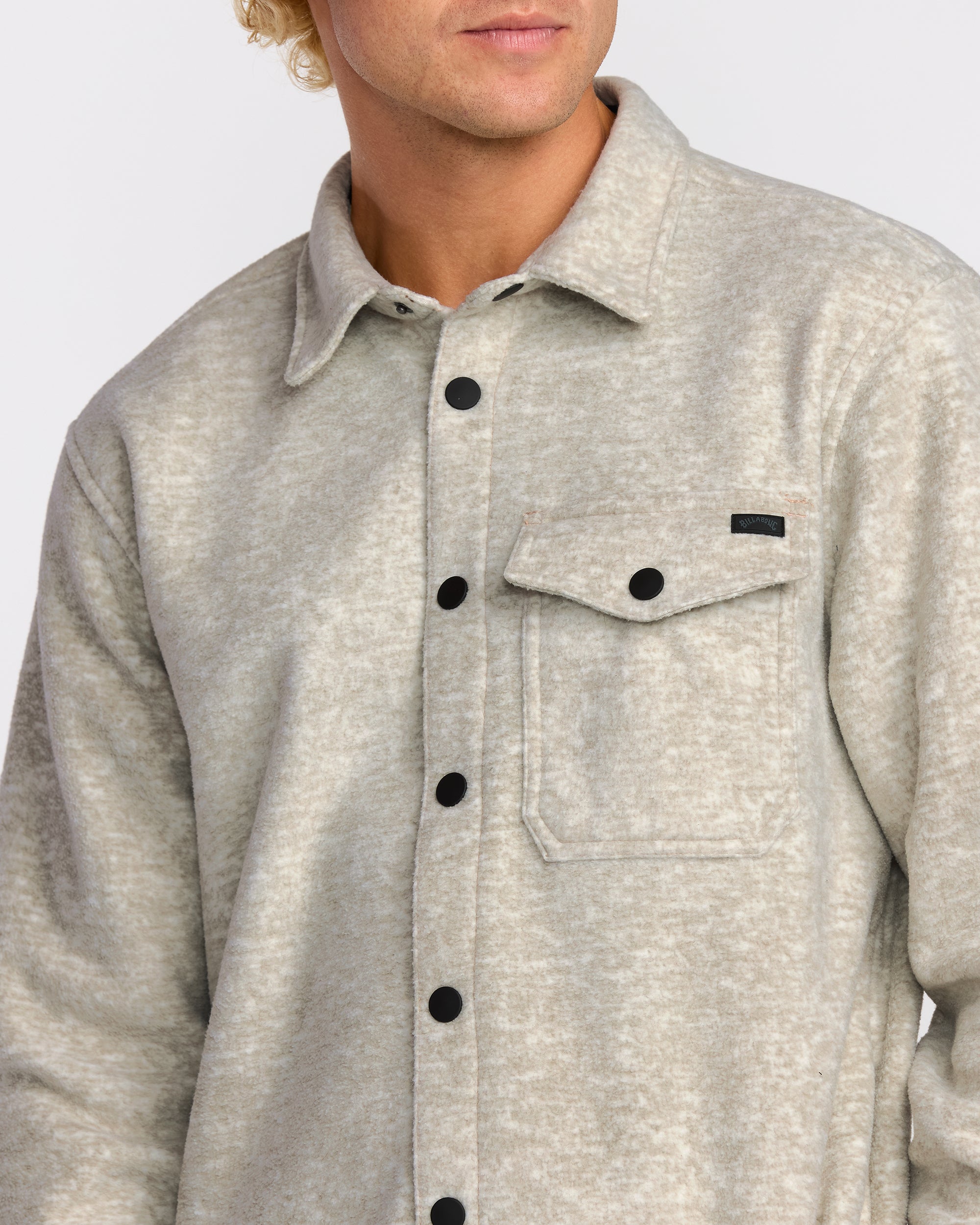 Furnace Long Sleeve Flannel Shirt - Gravel | Billabong
