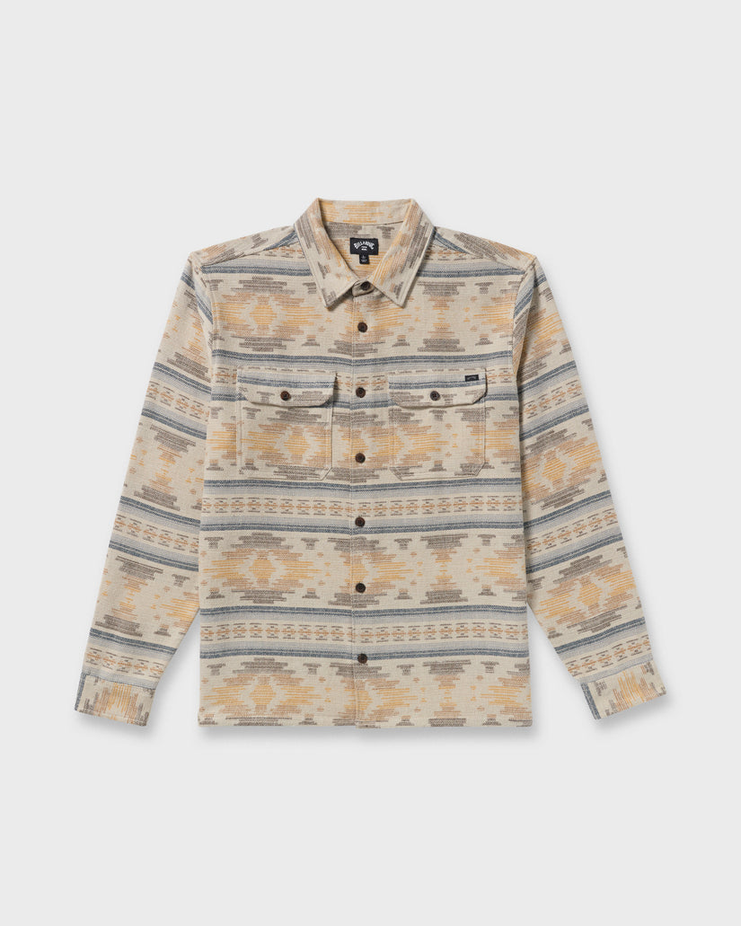Offshore-Jacquard-Long-Sleeve-Flannel-Shirt-Sand-6