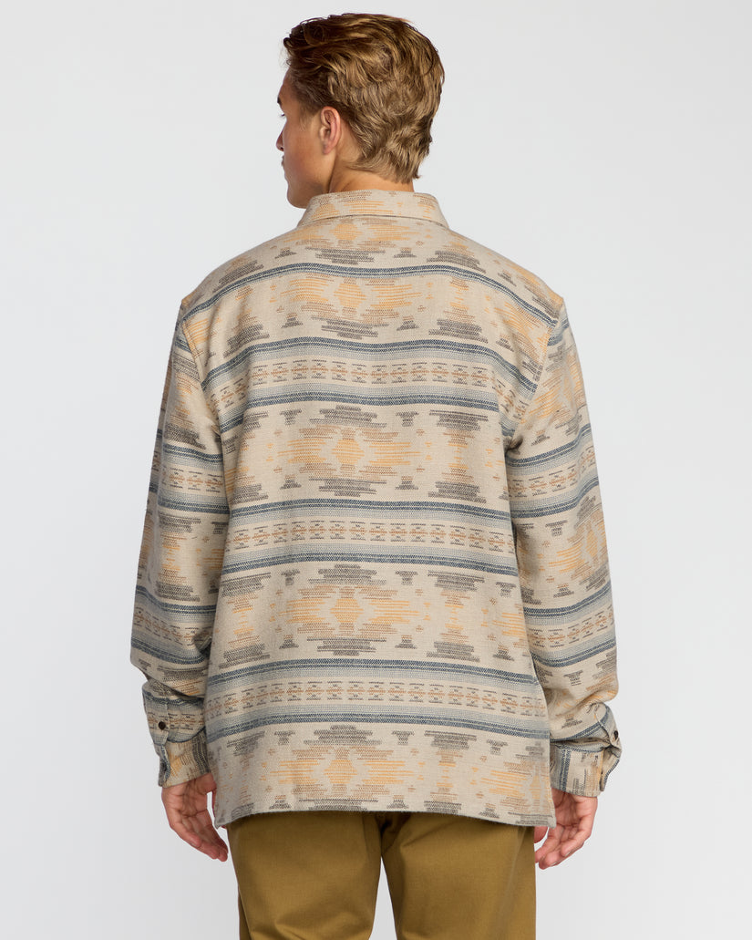 Offshore-Jacquard-Long-Sleeve-Flannel-Shirt-Sand-2