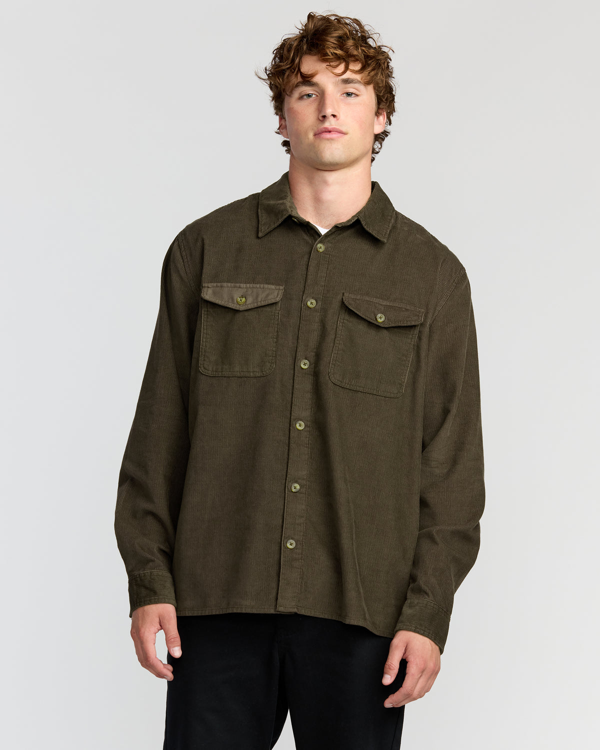 Austin-Garage-Long-Sleeve-Shirt-Chocolate-1