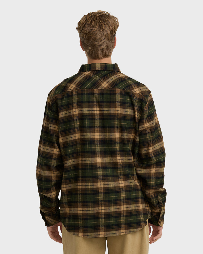 Coastline-Long-Sleeve-Flannel-Shirt-Forest-2