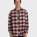 Coastline Long Sleeve Flannel Shirt - Plum