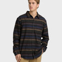 Coastline Long Sleeve Flannel Shirt - Stealth
